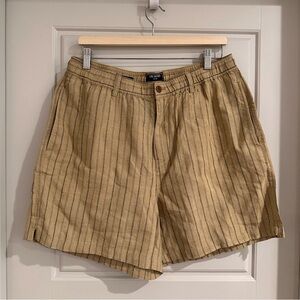 Todd Snyder Tan Striped Men Shorts